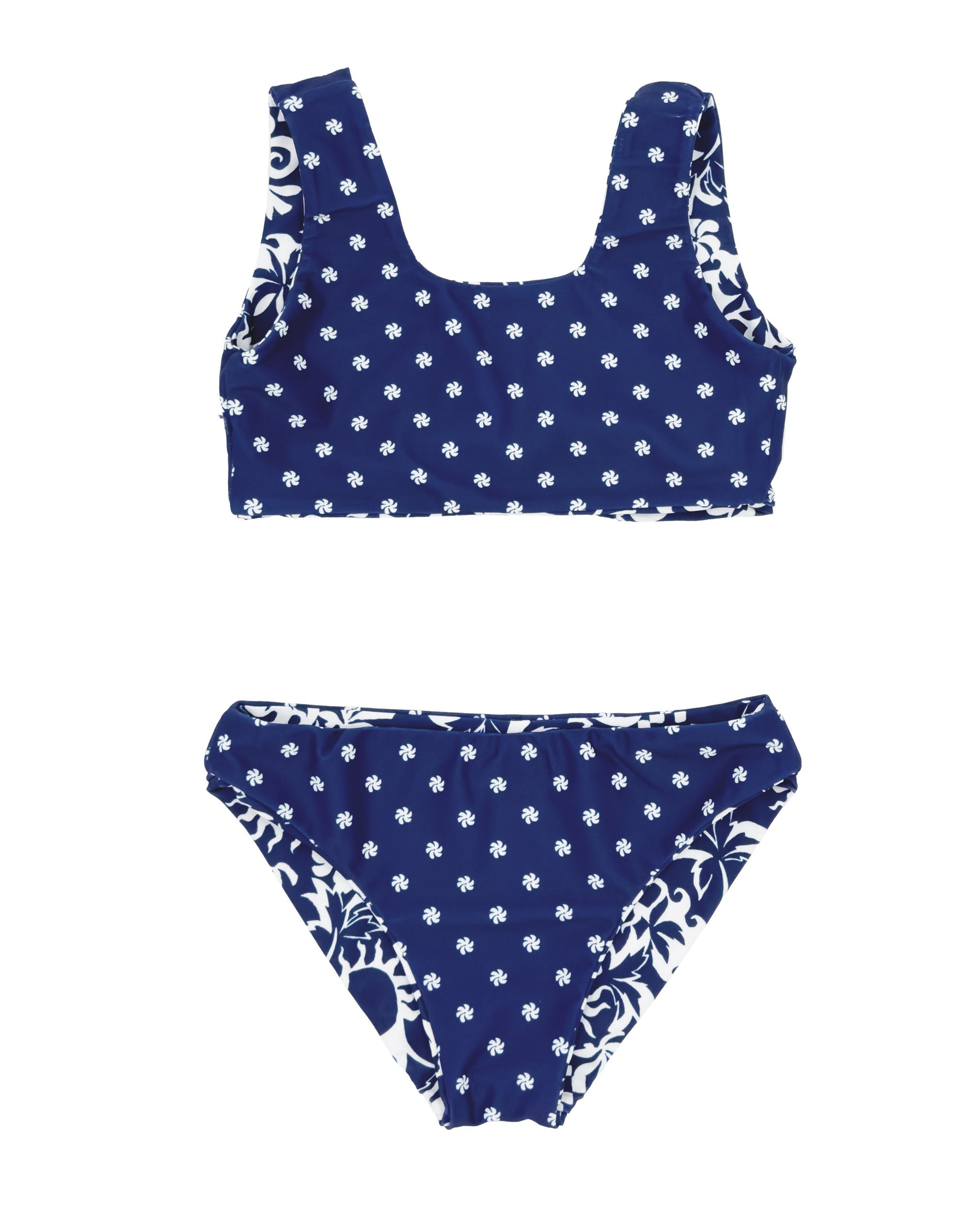 FEATHER 4 ARROW ISLAND HOPPER REVERSIBLE BIKINI POL-POOL BLUE 10