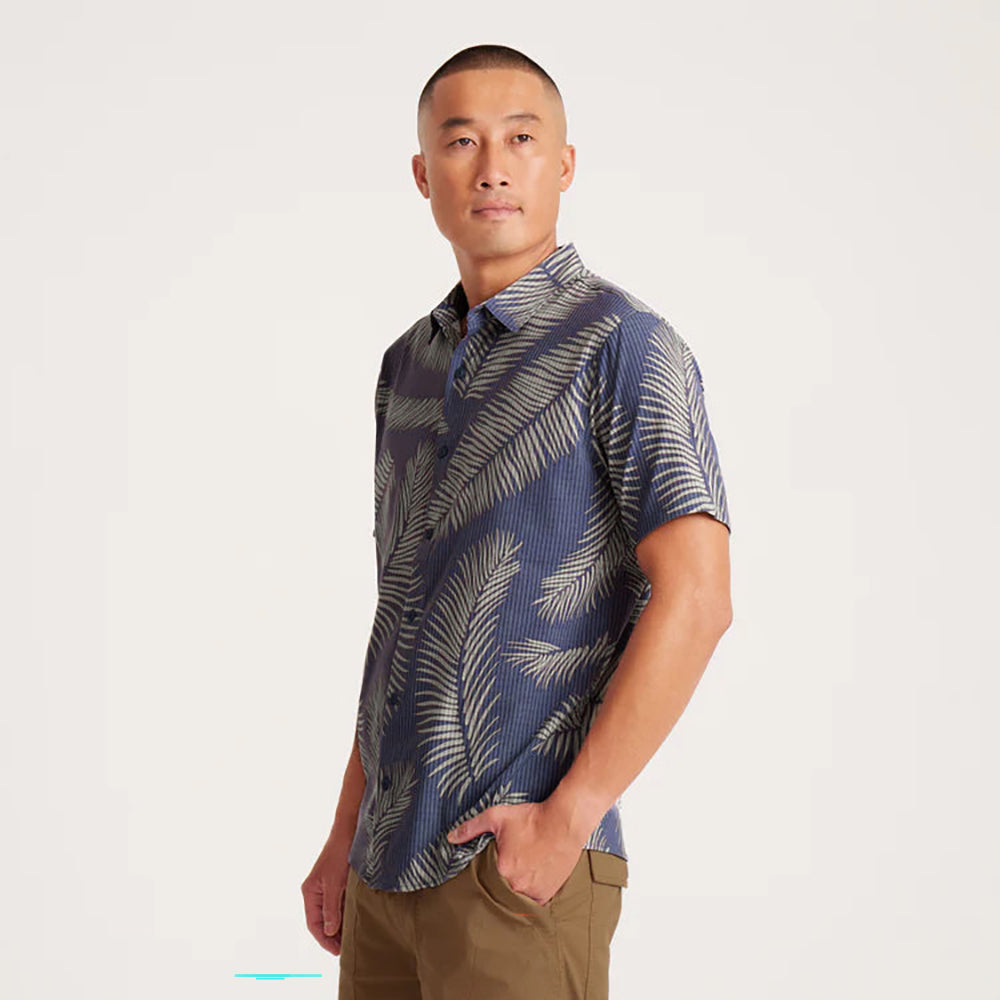 ROARK Bless Up Breathable Stretch Shirt FFS-FIRE FERN SLATE XL