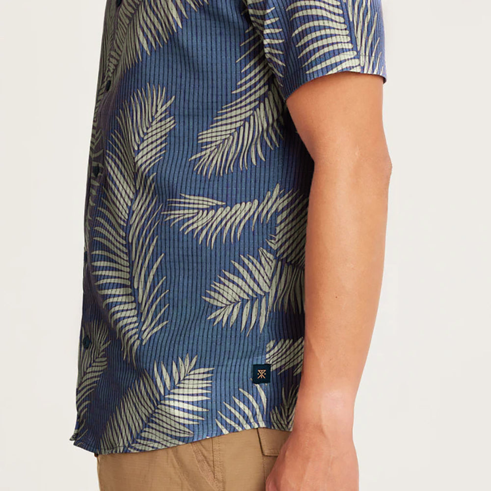 ROARK Bless Up Breathable Stretch Shirt FFS-FIRE FERN SLATE L