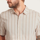 ROARK Bless Up Breathable Stretch Shirt SRB-STRIPE BONE S