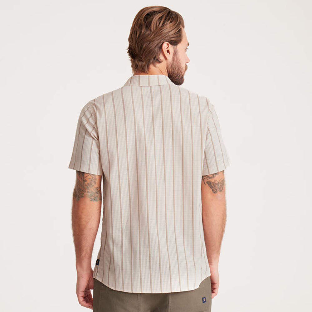 ROARK Bless Up Breathable Stretch Shirt SRB-STRIPE BONE S