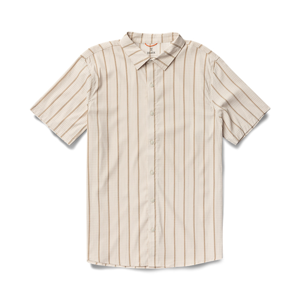 ROARK Bless Up Breathable Stretch Shirt SRB-STRIPE BONE L