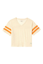 BRIXTON VARSITY FOOTBALL MESH TEE WHTCP-WHITECAP M