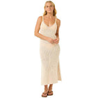 RIP CURL CALA VADELLA CROCHET DRESS 0003-Off White XS