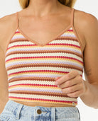 RIP CURL BOBBI STRIPE CAMI 8817-Multi M