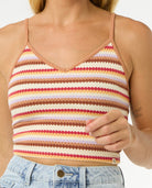 RIP CURL BOBBI STRIPE CAMI 8817-Multi S
