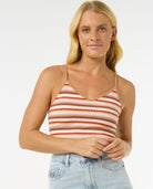 RIP CURL BOBBI STRIPE CAMI 8817-Multi L