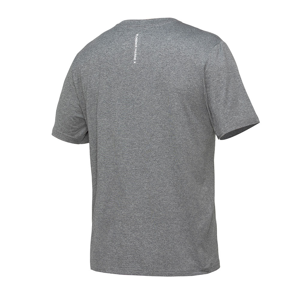 Florence Marine X Adapt Short Sleeve UPF Shirt LHG-Light Heather  Grey S