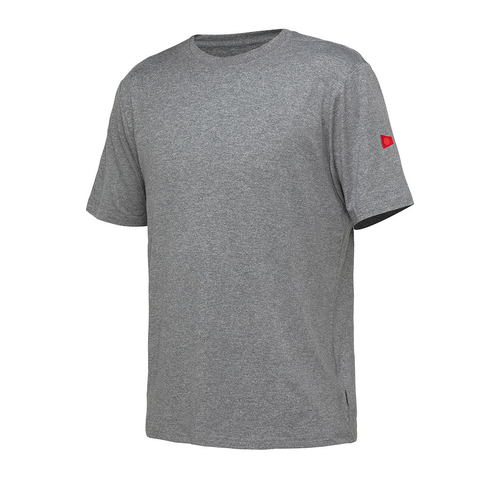 Florence Marine X Adapt Short Sleeve UPF Shirt LHG-Light Heather  Grey S