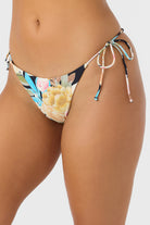 O'Neill Mikah Floral Lucky Bay Bikini Bottom BLK L