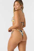 O'Neill Mikah Floral Lucky Bay Bikini Bottom BLK S
