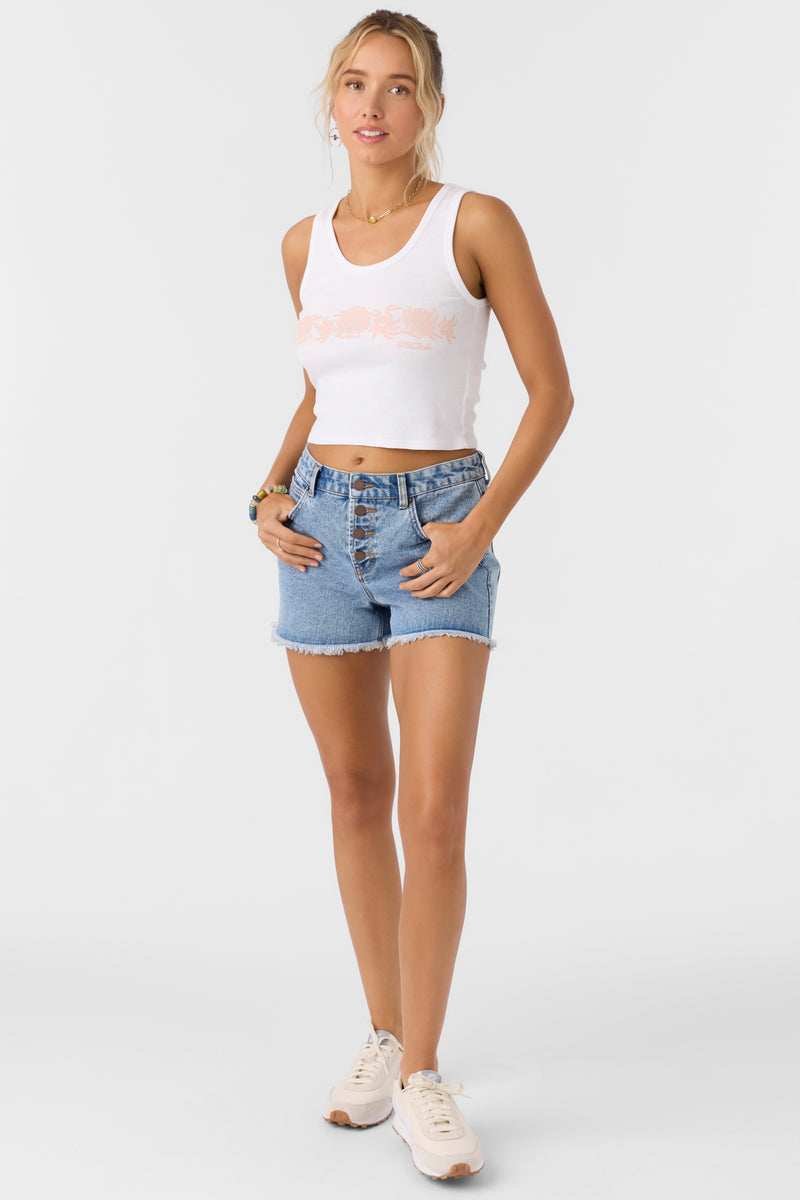 O'Neill Seashells Tank WHT M