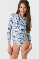 O'Neill Palmetto Tropical Cut Out Surf Suit MUL 7