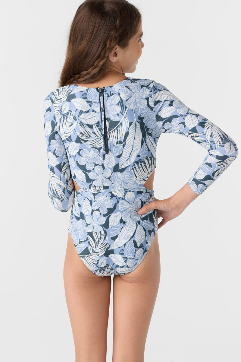 O'Neill Palmetto Tropical Cut Out Surf Suit MUL 14