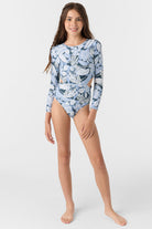 O'Neill Palmetto Tropical Cut Out Surf Suit MUL 14