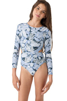 O'Neill Palmetto Tropical Cut Out Surf Suit MUL 14