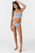 O'Neill Palmetto Tropical Ruched Longline Set MUL 16