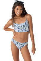O'Neill Palmetto Tropical Ruched Longline Set MUL 16