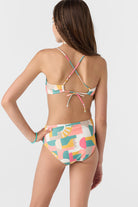 O'Neill Girls Lisbon Geo Ruched Bralette Set MUL 16
