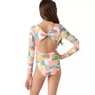O'Neill Girls Lisbon Geo Twist Back Surf Suit MUL 14