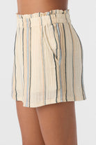 O'neill Girls Carlita Short Jacey Stripe IVR L