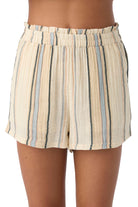O'neill Girls Carlita Short Jacey Stripe IVR L