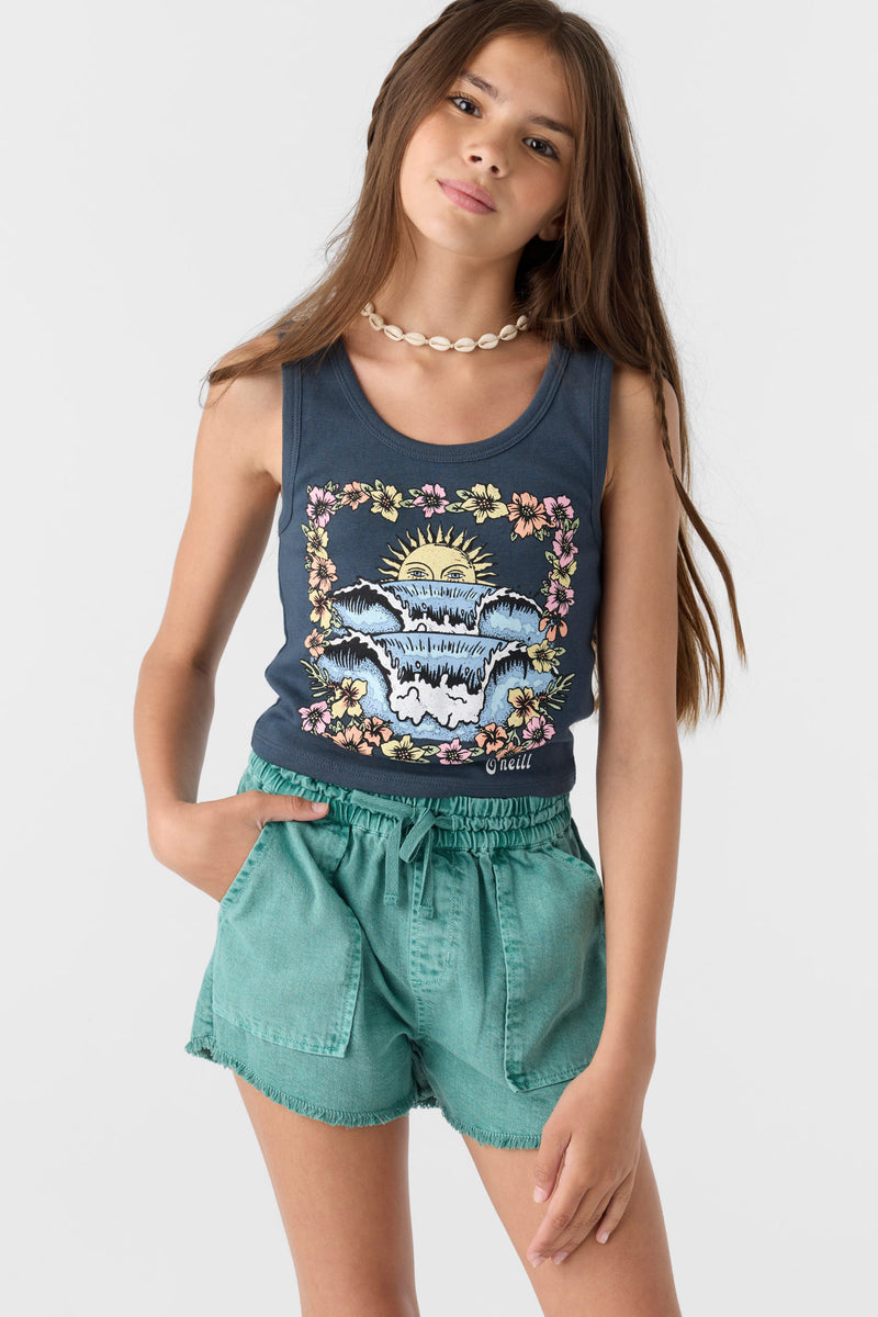 O'Neill Girls Tropic Tide Tank SLT L