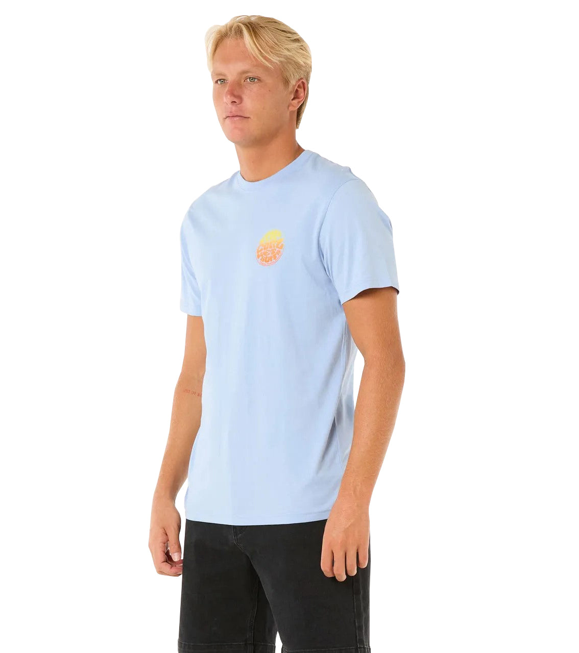 RIP CURL PASSAGE TEE 3807- ICE BLUE M