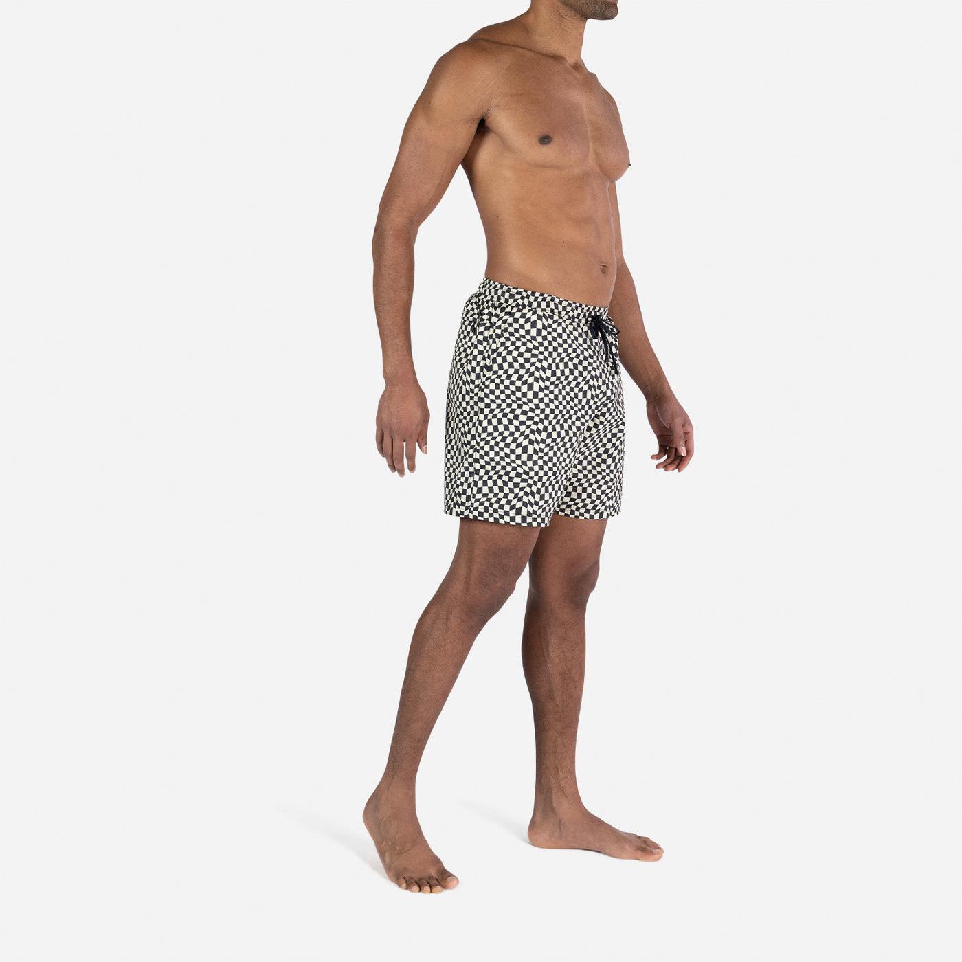 BN3TH Agua 7" 2N1 Volley  WARPED CHECKER-VANILLA XL