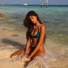 Kulani Kinis Bind Slim Scoop Bikini Top SirenSong M