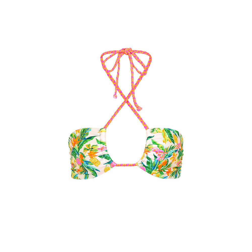 KulanI Kinis Strapless Bandeau Top GoldenHour XS