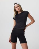 Vuori S/S Halo Baby Tee SBK-Solid Black M