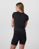 Vuori S/S Halo Baby Tee SBK-Solid Black M