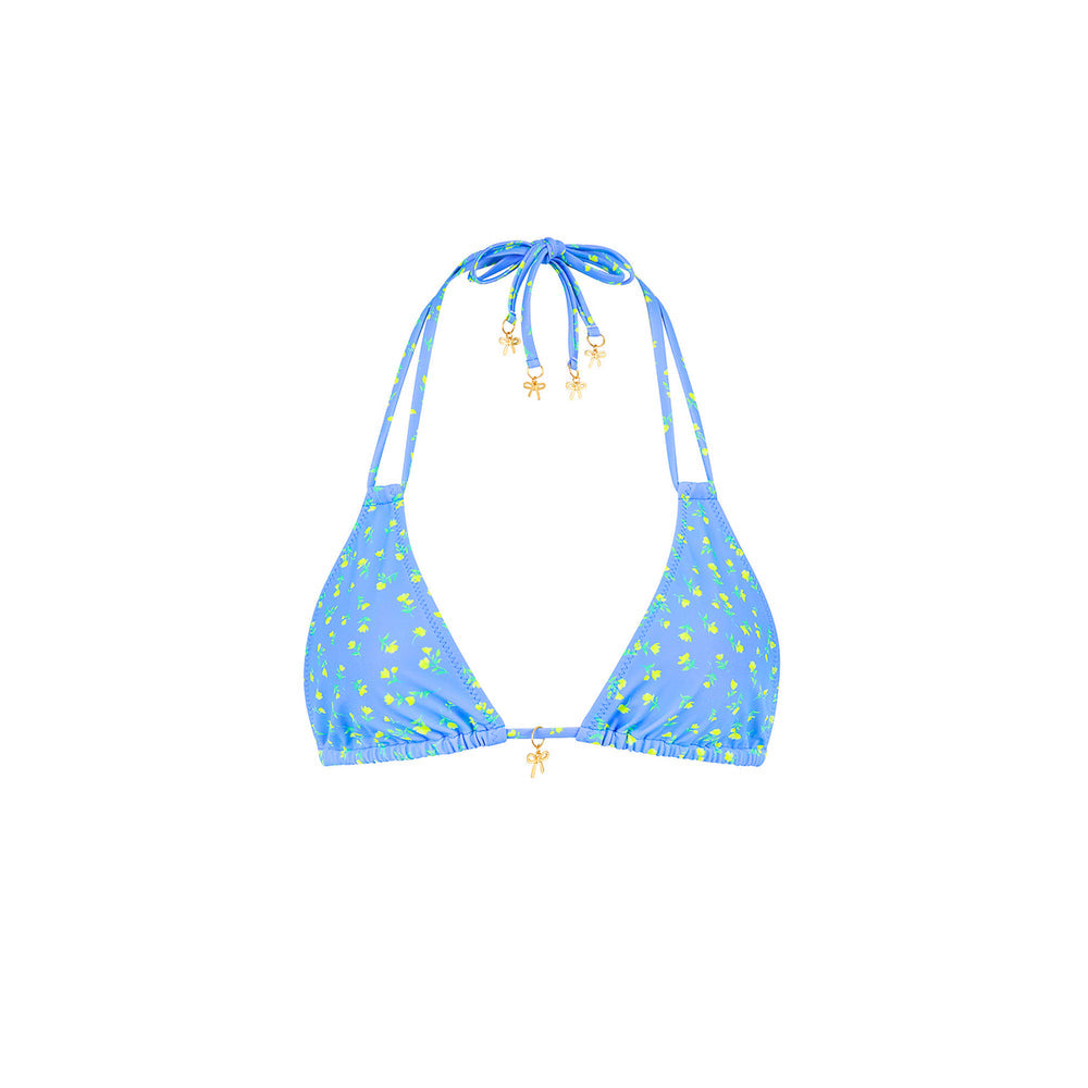 Kulani Kinis HALTER BRALETTE BIKINI TOP LemonBloom XS