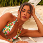 Kulani Kinis Ring Halter Top GOLDENHOUR L