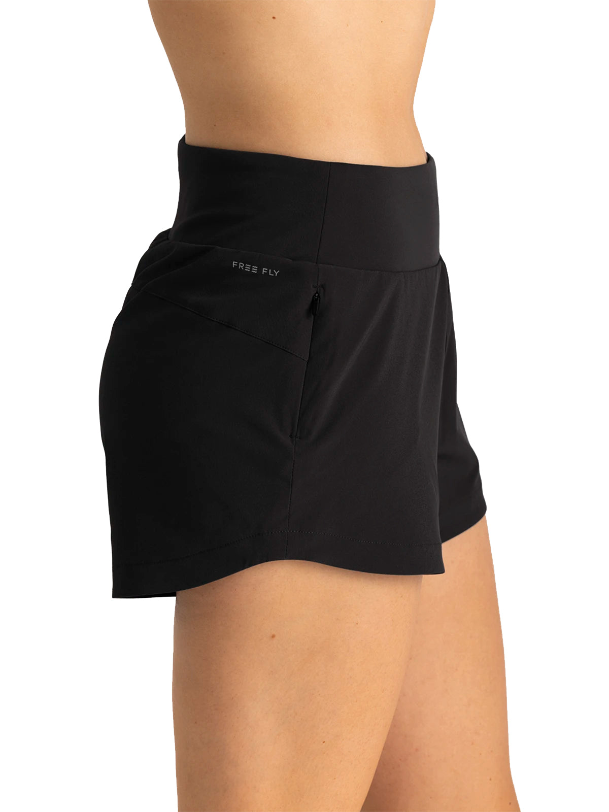 Free Fly Bamboo-Lined 3in Active Breeze Short Black M