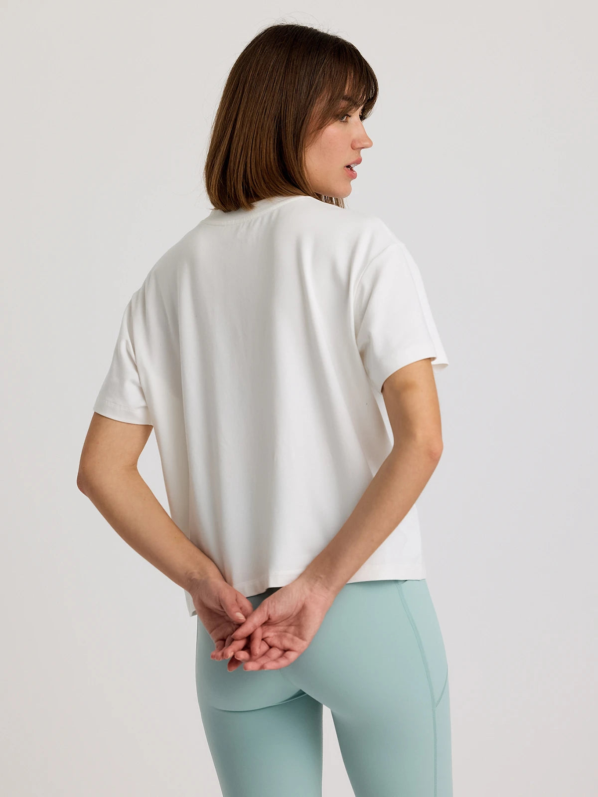 Free Fly Bamboo Current Boxy Tee BrightWhite L