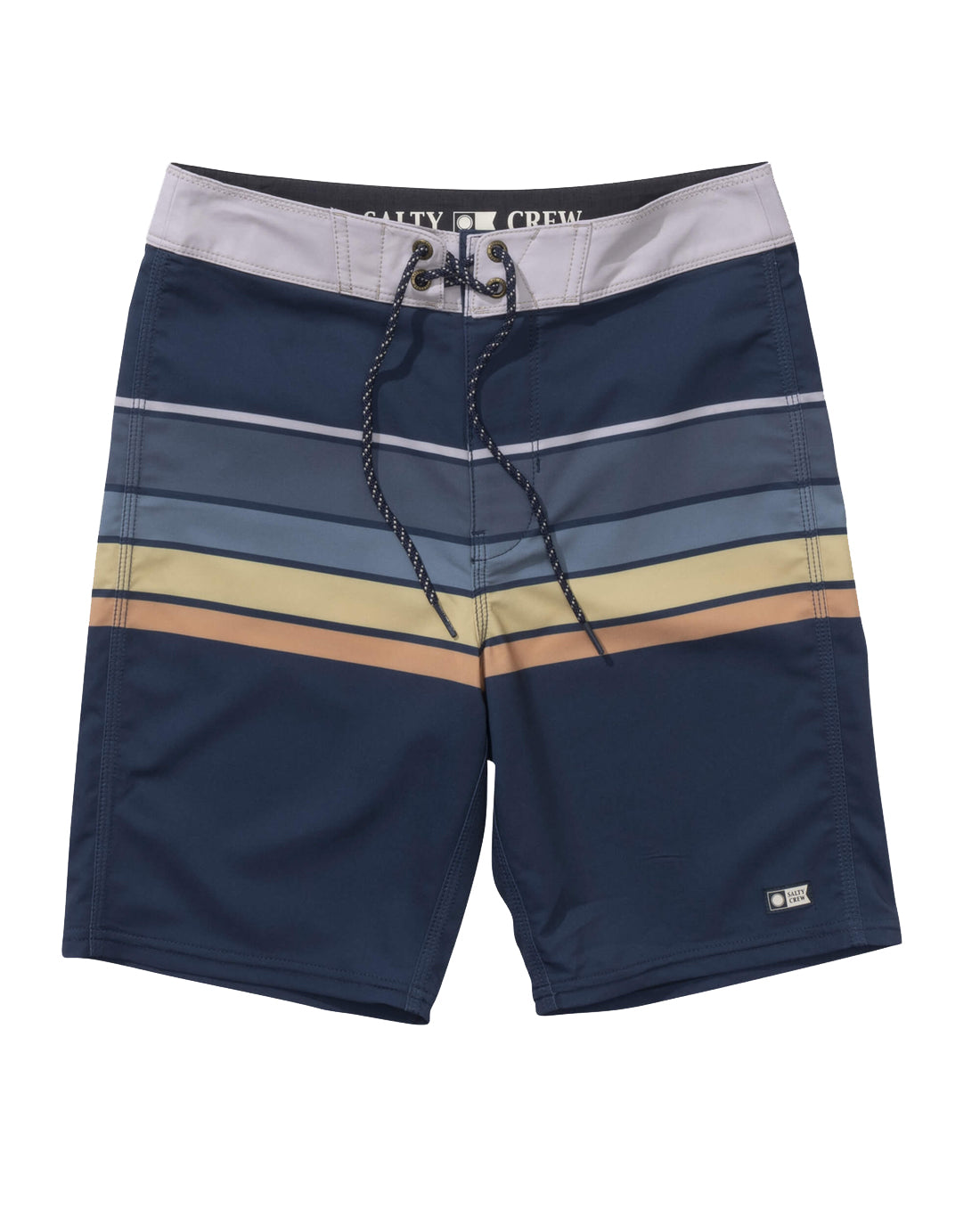 SALTY CREW LATERAL LINE BOYS BOARDIE NAVY 24