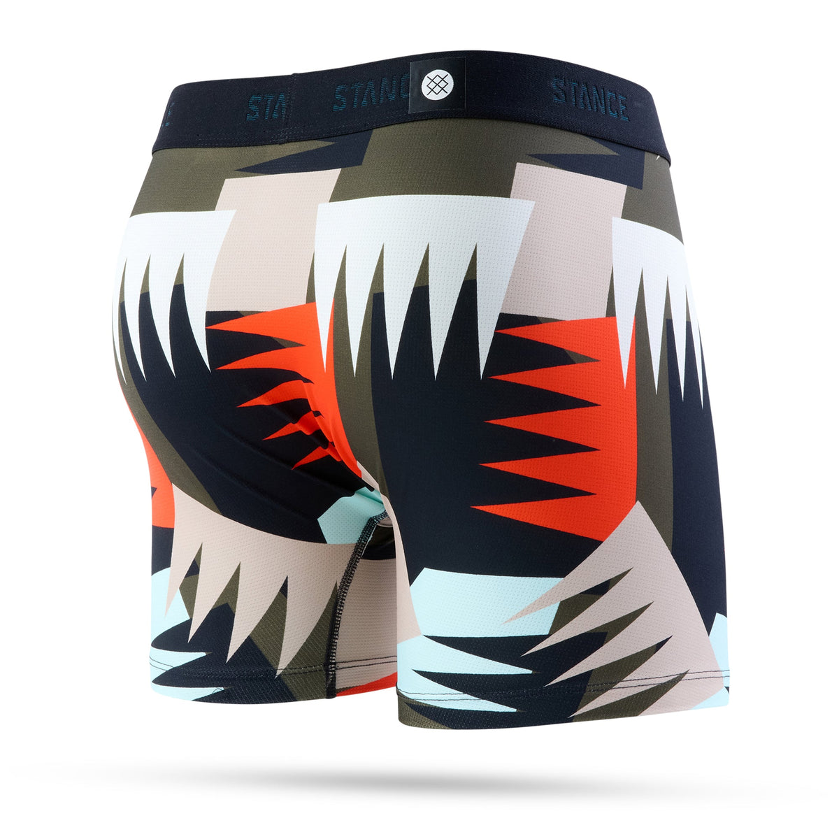 Stance Performance Boxer Brief with Wholester BLK-Geo Comb Black S