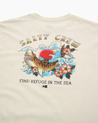 SALTY CREW OLD SCHOOL VINTAGE SS TEE Off White L