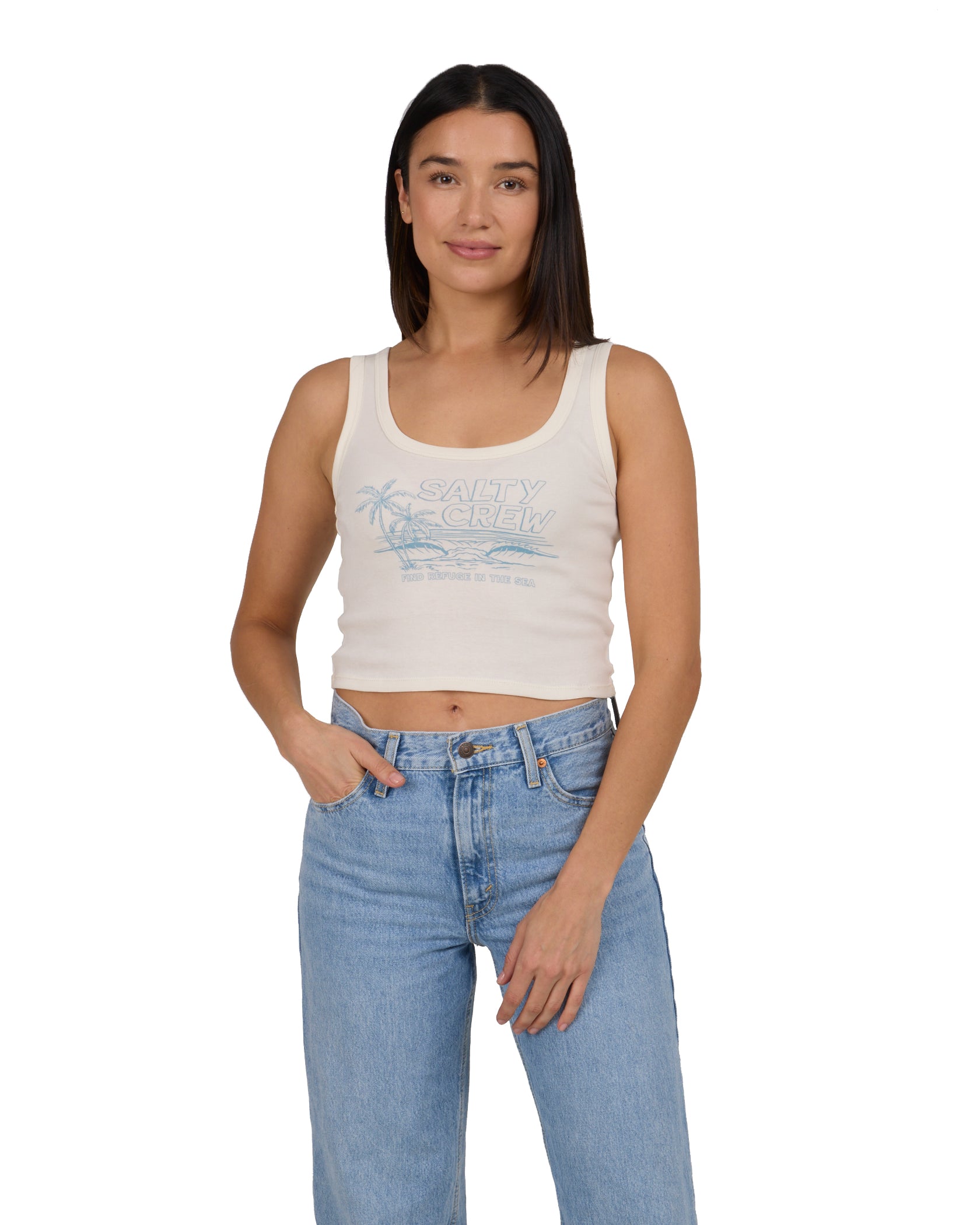 SALTY CREW A FRAME TANK OFF WHITE S