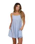 SALTY CREW SPRING TIDE DRESS Violet Blue L