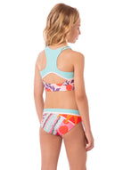 Maaji Girls Poly Two Piece Bikini Set Blue 12