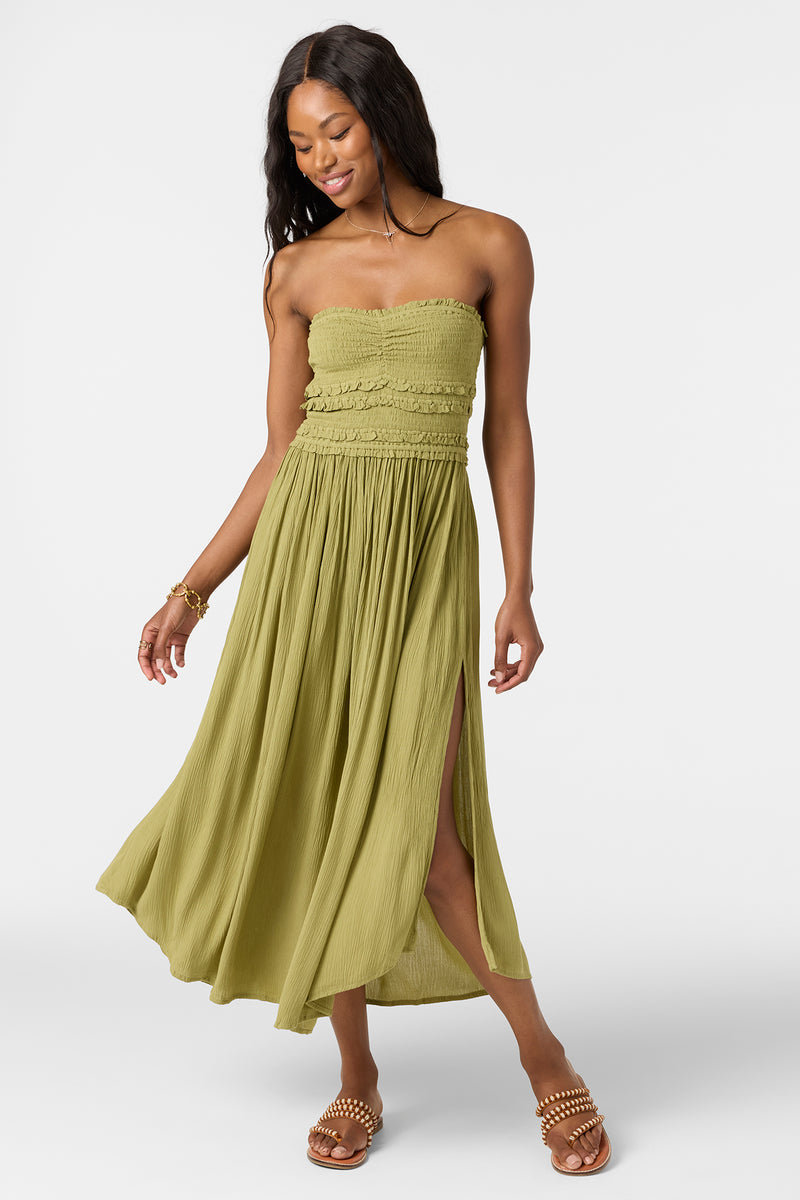O'NEILL DEVYN MIDI DRESS MSS-MOSSTONE M