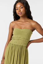 O'NEILL DEVYN MIDI DRESS MSS-MOSSTONE XS