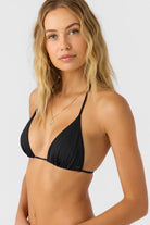 O'NEILL SALTWATER SOLIDS VENICE TRIANGLE TOP BLK XS