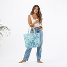 Aloha  Day Tripper Tote Pacific on LeMu Blue OS