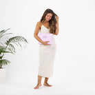 Aloha Mid Zip Clutch Palaka - Lavande OS