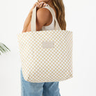 Aloha  Day Tripper Tote Petite Check - Latte OS