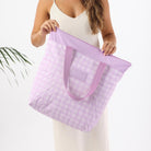Aloha  Day Tripper Tote Palaka - Lavande OS